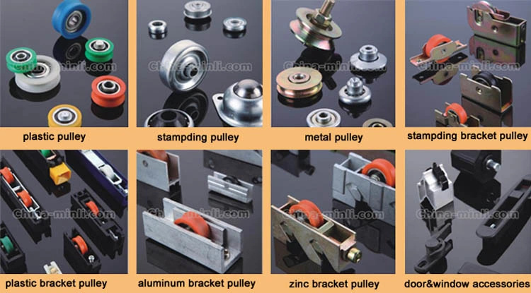 Factory Hardware Accessories Sliding Plastic/Aluminum/Zonc Alloy Support Door and Window Roller