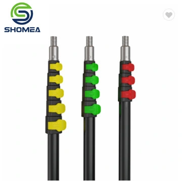 7-24 FT Long Telescopic Extension Pole // Multi-Purpose Extendable Pole with Universal Twist-on Metal Tip // Lightweight and Sturdy // Best Telescoping Pole for