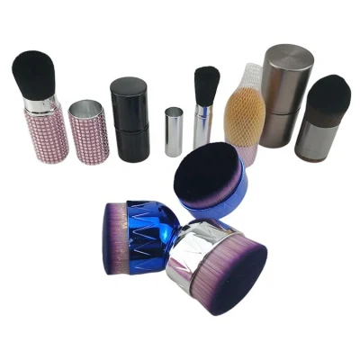 Flat Round Cosmetic Cruelty Free Makeup Oval Brush