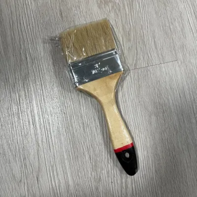Bristle Painting Brush 1 2 3 4 Inch Wooden Handle Paint Brush