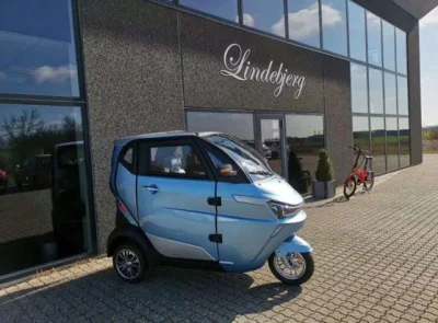 Old Man Happy EEC Mini Electric Passenger Car