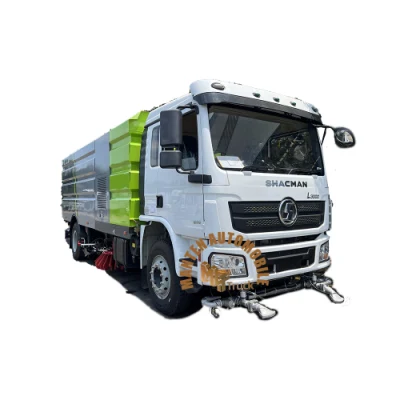 Shacman Vacuum Road Sweeper Truck, 8cbm Street Cleaner Truck for Sale