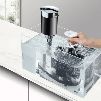 Coffee Stains Lipstick Marks of Glass Cleaning Equipment Washing Machine with 5 Brushes