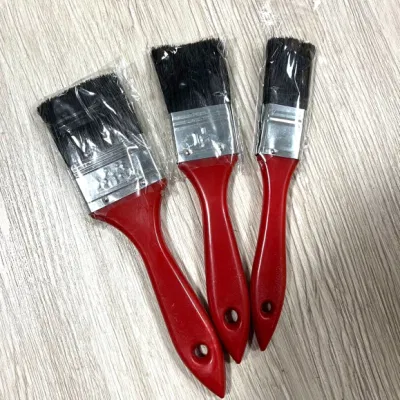 Plastic Red Handle Brush Paint Brushes Wall Paint Brush