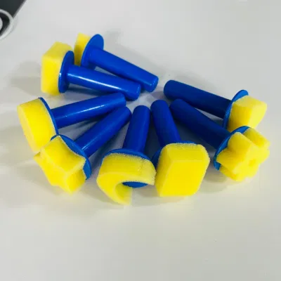 Seals DIY Stamp Plastic Handle Paint Brush for Children Graffiti and Painting Sponge