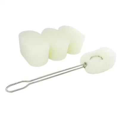 Soap Dispensing Replaceable Head Dish Cleaning Sponge Bottle Brush