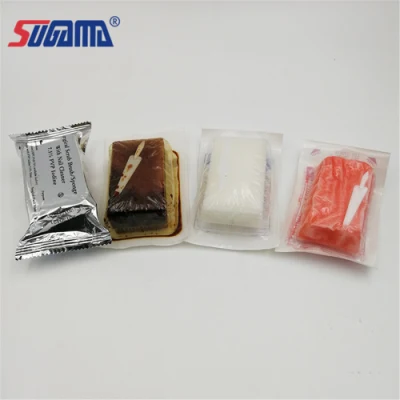 Medical Hospital Use Sponge Surgical Scrub Brush with Nail Cleaner
