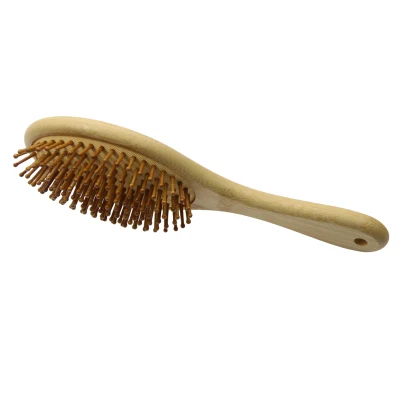 Wholesale Oval Bamboo Paddle Brush Hair Air Cushion Massage Brush