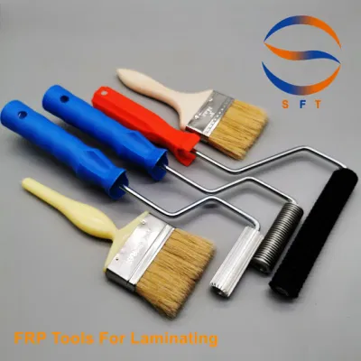 Double Arm Paint Roller Frames with Threaded Plastic Handle