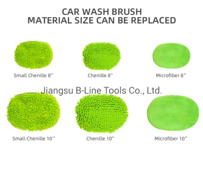 Car Exterior Cleaning Washing Chenille Clean Brush with Handle