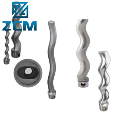 Custom Non-Standard Size CNC Machined Metal Stainless Steel Alloy Plaster Mortar Wall Screw Pump Lamination Stamping Stator and Rotor for Plastering Machine