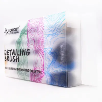 5PCS Soft Car Detailing Brush Set Car Cleaning Special Paper Box Packing Automotive Seat Gap Detailing Brush Kit