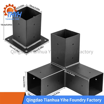Hot Sale 3-Way 90 Corner Carbon Steel 4X4/6X6/8X8 Way Connector Formwork Bracket