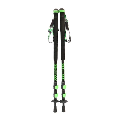 Custom 3-Section Telescopic Trekking Walking Hiking Sticks Trekking Poles Lightweight Carbon Fiber Trekking Poles