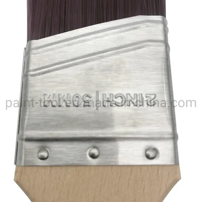 Mini Angled Sash Cutter Paint Brush with Handmade Timber Handle
