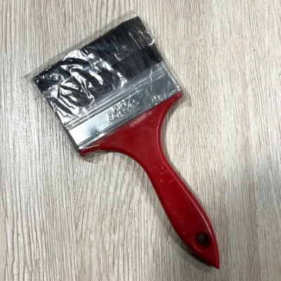 Plastic Red Handle Brush Paint Brushes Wall Paint Brush