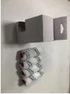 4 PC 4&quot; Mini Blue and Gray Stripe Microfiber Paint Roller Cover Paper Box Packing