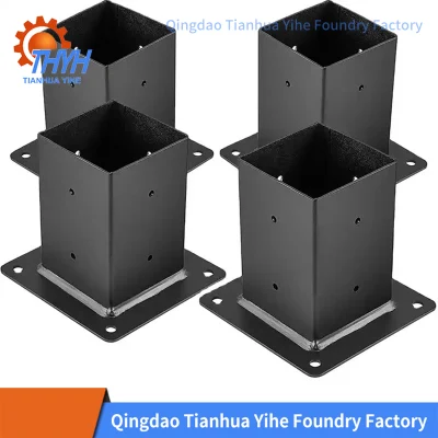Bracket Carbon Steel Bracket Arches Metal Hardware Easily Assembled, Sustainable Pole Holder Bracket