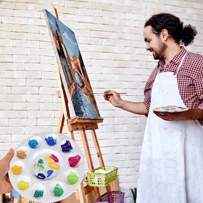 Paint Tray Palettes Paint Holder Painting Palette Plastic Palette Paint Tray Pallets for Kids to Painting