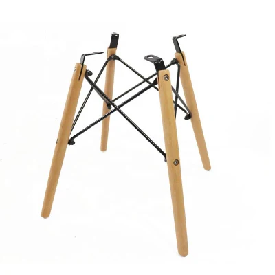 Wooden Durable Chair Base Solid Wood Chair Frame