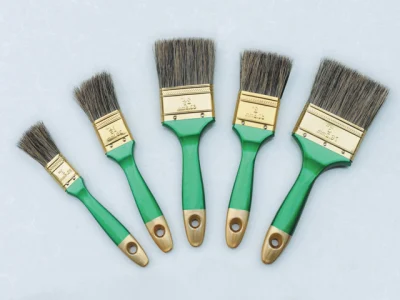 Plastic Handle Pet Hollow Tapered Filament Brush, /Painting Tools/Bristle Brush/Hand Brush 12mm