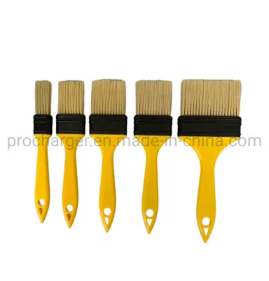 1&quot; Flat Plastic Paint Brush with Sharp Tip Bristle Good Value Paint Brush