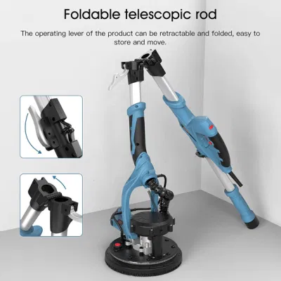New-Long/Short Reach-Foldable/Extension Pole-Electric Drywall Sander/Wall Polishing/Polisher Machine-Power Tools