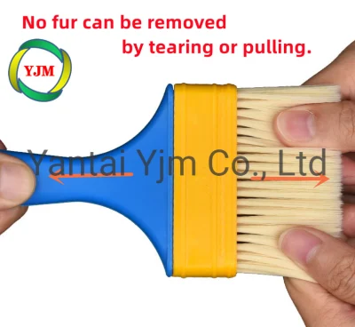 Hot Deals 1&quot;/2&quot;/3&quot;/4&quot; Good Quality Flat Paint Brush with Plastic Handle, for DIY Painting, Paint Brush, Oil Brush, Dust Cleaning, Industrial Implant Brush