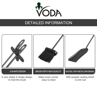 Two Pieces Shovel &amp; Brush Sets for Outdoor &amp; Indoor