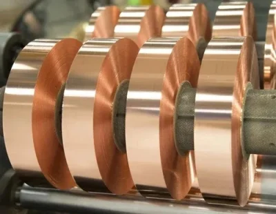 600mm Wide 0.05mm 0.06mm Thick Copper Thin Pure Copper Tape Foil Rolls /Foil Hard Pure in Coil 99.9% Pure Copper Strip Protective Earthing Nickel Weight Copper