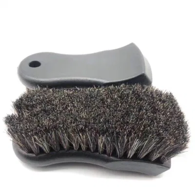 Custom Logo Original Horse Hair Car Seat Leather Polish Auto Car Cleaning Detailing Interior Brush