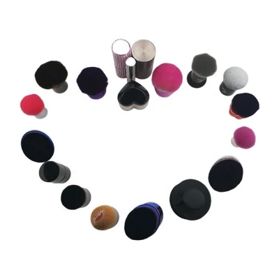 Flat Round Cosmetic Cruelty Free Makeup Oval Brush
