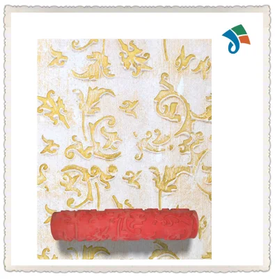 Wooden or TPR Handle Pattern Paint Roller for Wall Decoration