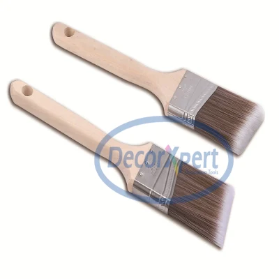 Polyester Wooden Handle2inch Stainless Steel Angle Paint Brush