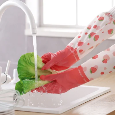 Red Gloves with Red Polka DOT and White Bow Mi26030