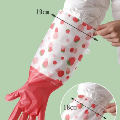 Red Gloves with Red Polka DOT and White Bow Mi26030