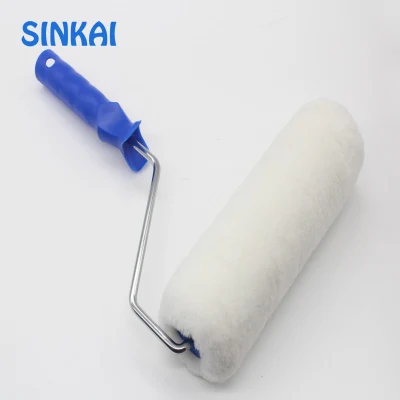 Factory Direct EU Style Microfiber Fabric Plastic Handle Paint Roller