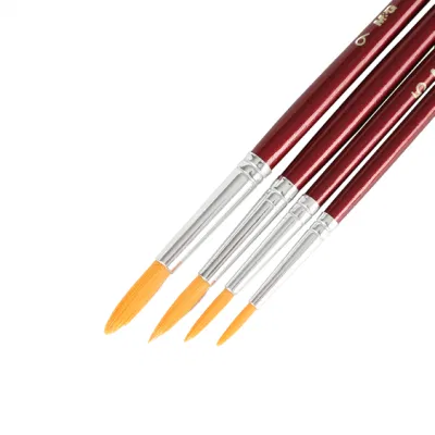 M&G Soft and Flexible Watercolor/Oil Painting Brush Pointed Paint Brush Set 4PCS