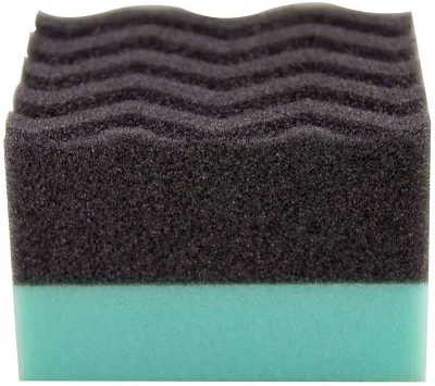 Car Wax Sponge Wonder Wave Contoured Large Tire Dressing Applicator Pad