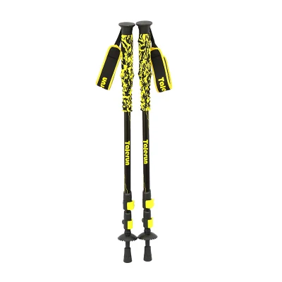 Lightweight Collapsible Walking Stick Folding Trekking Poles Hiking Poles with Extended Down Cork Grip for Hiking Women Kids
