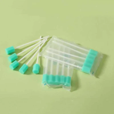 Disposable Medical Oral Care Sponge Swab Foam Toothbrush Cleaning Mouth Swabs