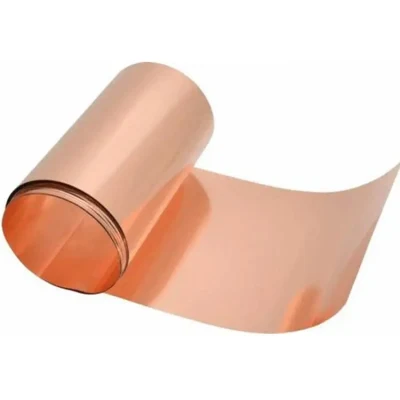 Half Hard Pure Thin C10100 C10300 C11000 C12200 Copper Foil Tape in Coil 99.9% Pure Copper