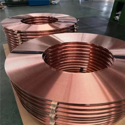 Half Hard Pure Thin C10100 C10300 C11000 C12200 Copper Foil Tape in Coil 99.9% Pure Copper