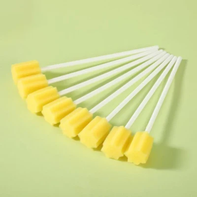 Disposable Medical Oral Care Sponge Swab Foam Toothbrush Cleaning Mouth Swabs