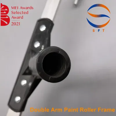 Plastic Handle Double Arm Paint Roller Frame for Extension Pole