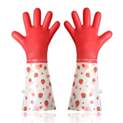 Red Gloves with Red Polka DOT and White Bow Mi26030