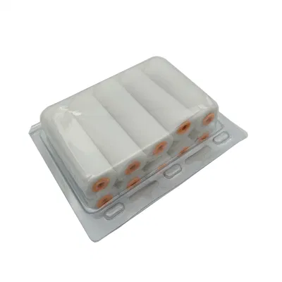 Wall Paint Roller Brush Set DIY Hand Tools 4inch Mini Sponge Paint Roller Refill Kit
