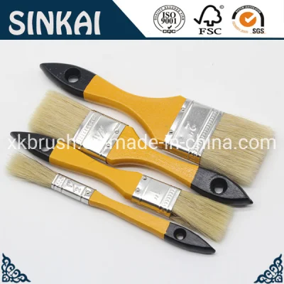 Wooden Handle Paint Brush with Bristle Mixed with Synthetic Filaments for Philippine Market