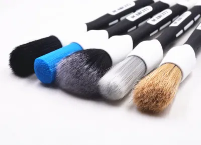 5 Pieces Car Detailing Brush Set, Car Interior Cleaning Kit, Different Sizes Automotive Detail Brushes Perfect for Auto