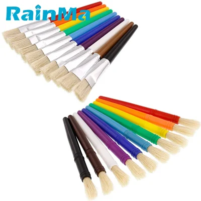 Nylon Head Plastic Bristles Painting Pen Oil Paint Brushes Children Painting Tool